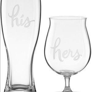 Kate spade crystal glasses